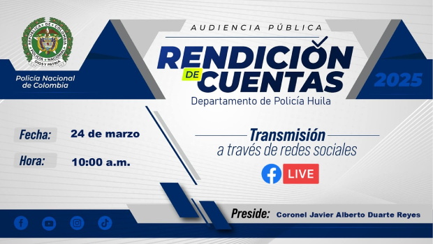Banner rendici&oacute;n de cuentas 2025 Huila