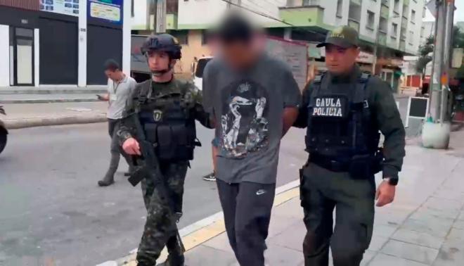 La Policía Nacional capturó a un hombre conocido como "Lágrima Seca" por el delito de extorsión