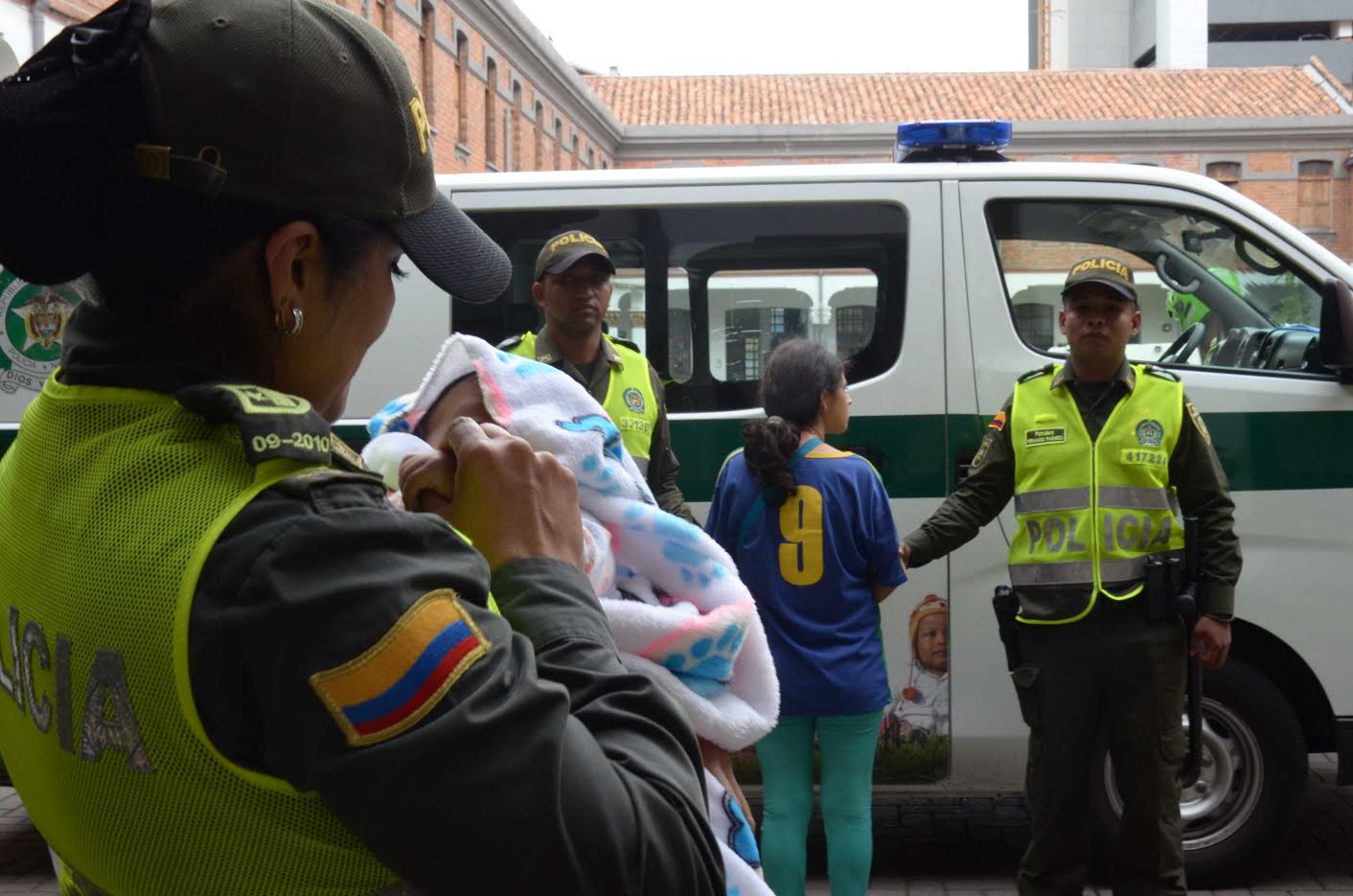 En dos horas rescatado bebé de tres meses de nacido que había sido raptado en Medellín