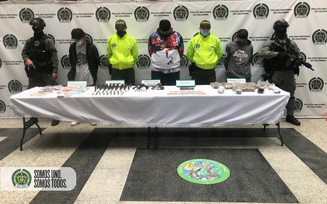 Capturados tres integrantes del grupo delincuencial ‘el mesa’ del municipio de Bello