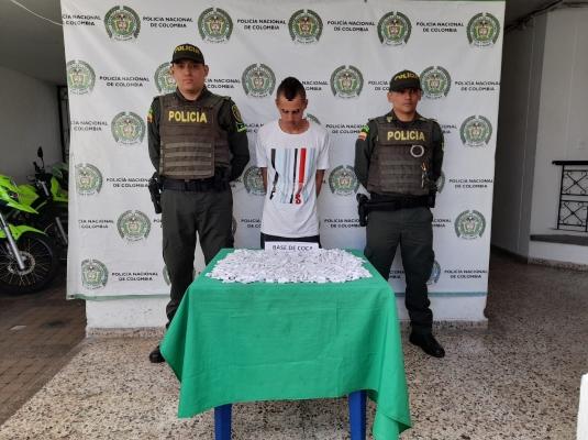 Capturado por porte de estupefacientes 