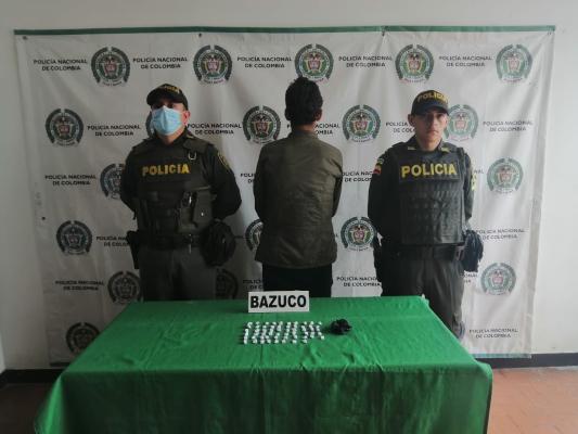 Capturado por estupefacientes 