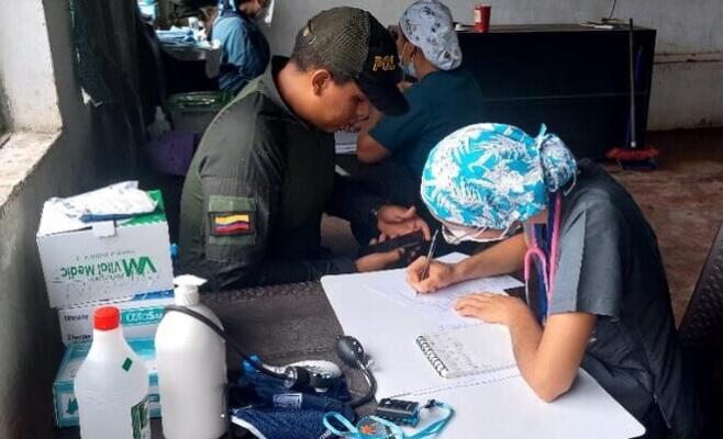 Guainía y Amazonas cierran el primer ciclo de las Caravanas de la salud por mis Policías