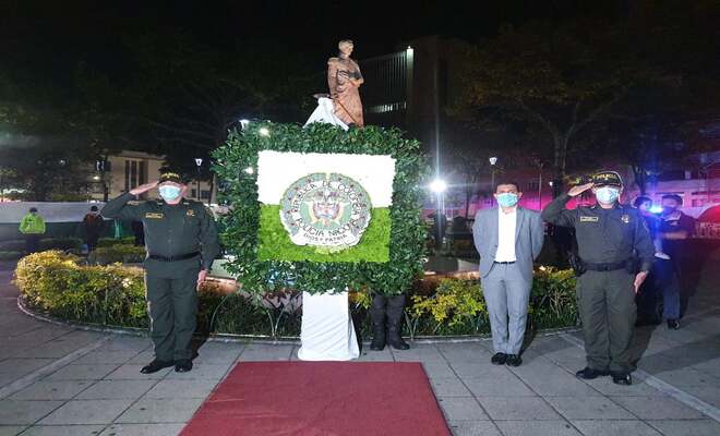 El departamento de Policía Tolima y la Metropolitana de Ibagué, conmemoraron el aniversario 130 de la Policía Nacional