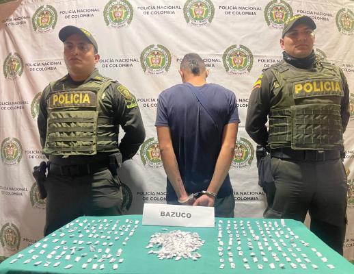 Capturado hombre con bazuco