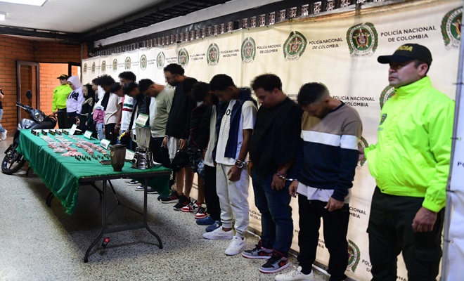 15 personas fueron capturadas en Manrique