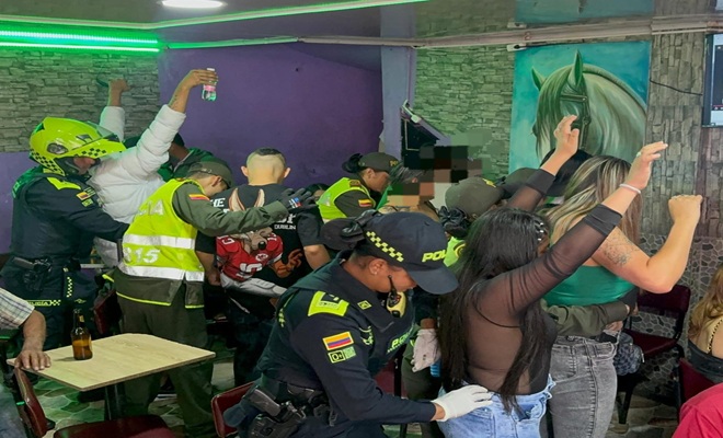 18 capturas y 130 armas cortopunzantes incautadas este fin de semana en Manizales