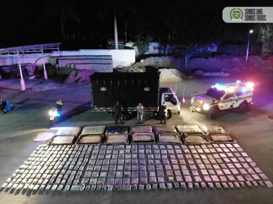 Incautados  185 kilos de marihuana en las vias de Nariño 
