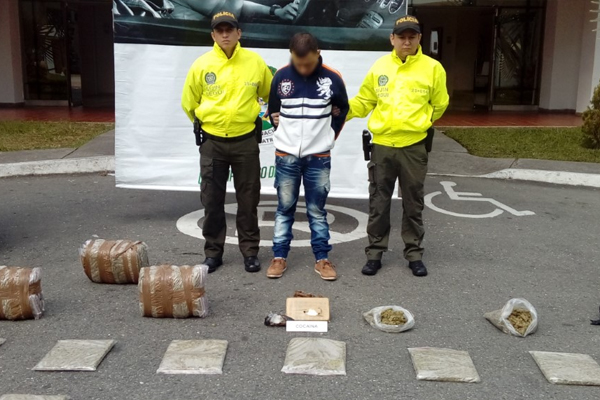 Persona capturada en el operativo