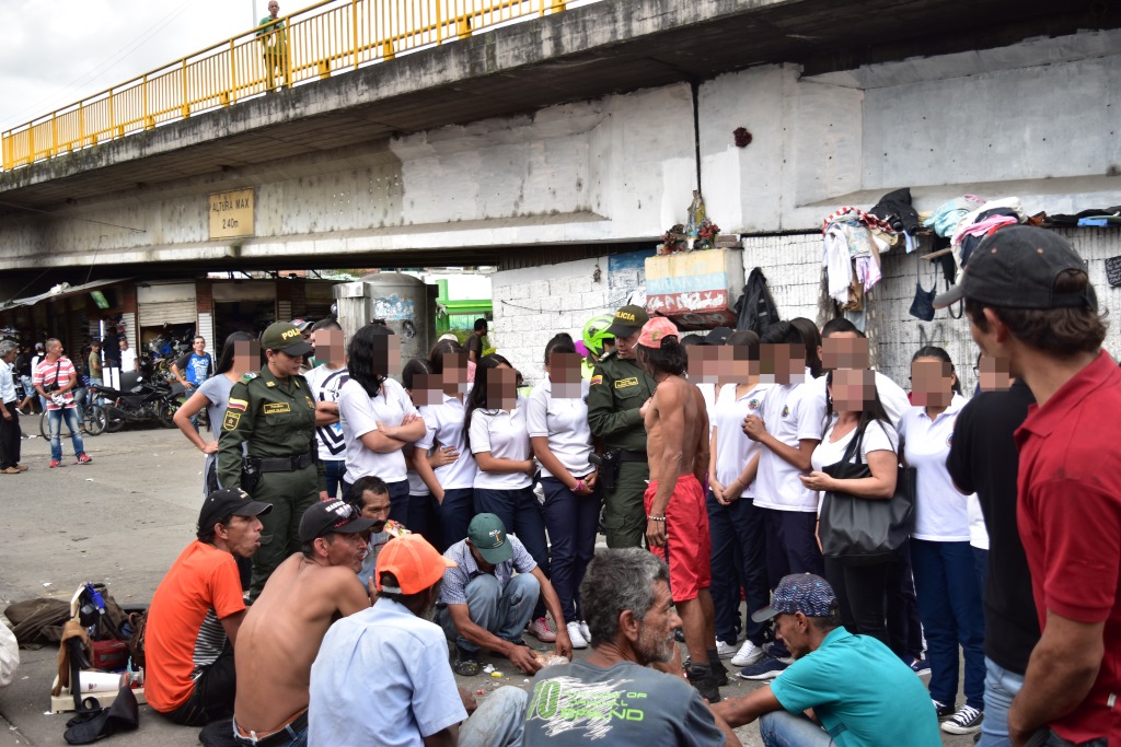En Risaralda se realizó la campaña en los zapatos del otro