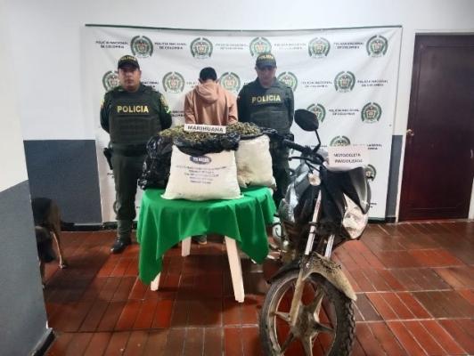 Capturado con estupefacientes 