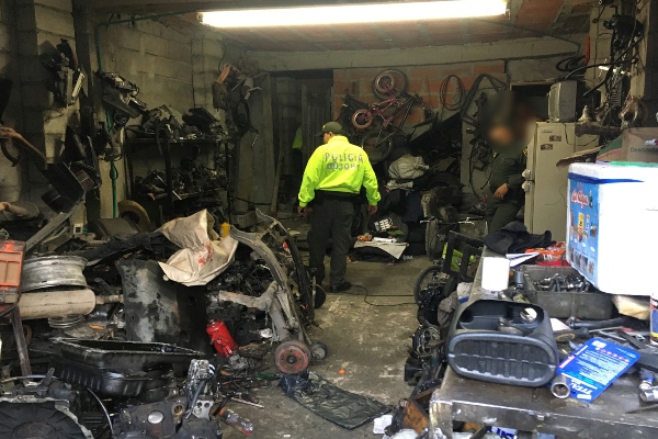 Golpe al grupo delincuencial “los 4x4” dedicados al hurto de vehículos