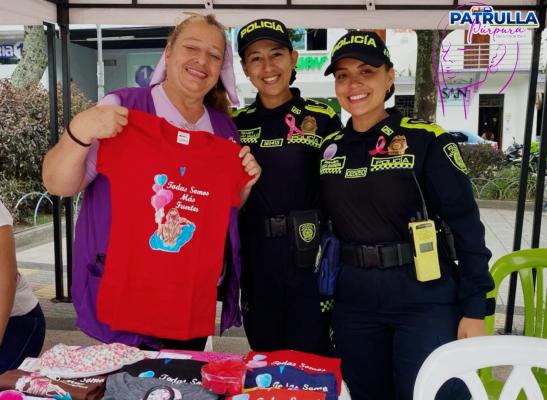 Con el liderazgo de la Policía Nacional adelanta la 1era Feria de Emprendimiento Púrpura en la capital del Tolima.