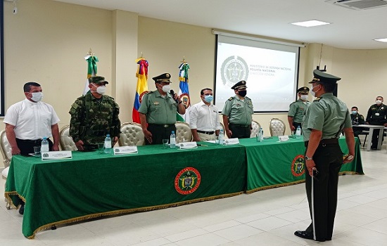 El coronel Gabriel Bonilla González asumió el mando de la unidad policial, en la tarde del miércoles.