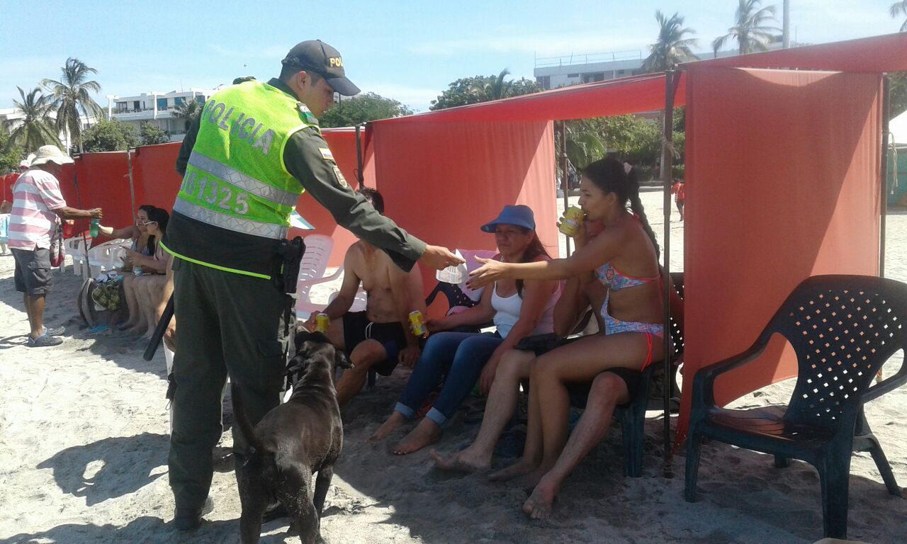 En diferentes playas estamos garantizando la vida y seguridad de propios y turistas