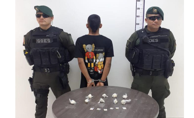 Capturado un hombre por el delito de tráfico y porte de  estupefacientes en Villavicencio