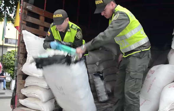 1.187 kilos de marihuana incautados por cuadrante en Sabaneta