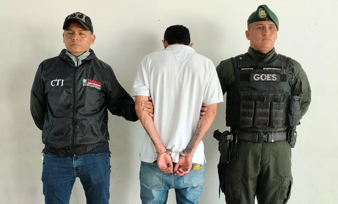 Las autoridades lo señalan como el presunto responsable de un hecho de violencia registrado en el barrio La Rosita de Villavicencio