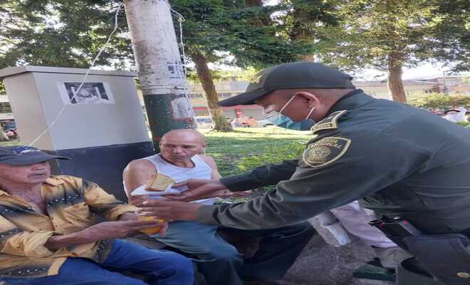 Beneficiarios felices de la labor policial