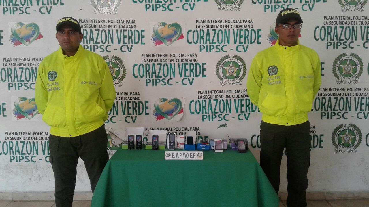 Policía mantiene la ofensiva contra el contrabando de celulares