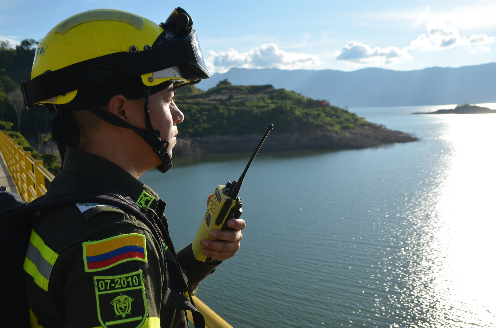 Nuevo dispositivo policial para fortalecer la seguridad en la represa de Topocoro