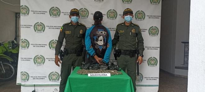 Capturado por porte de estupefacientes