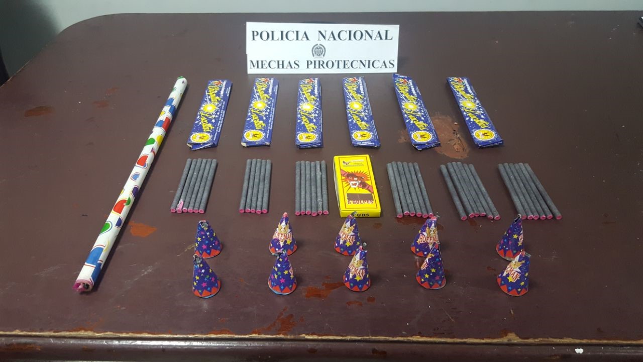 La pólvora fue encontrada camuflada dentro del equipaje de mano de los pasajeros que pretendían ingresarlos a la isla para su distribución