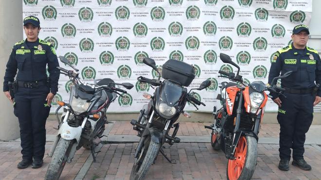 motocicletas recuperadas 