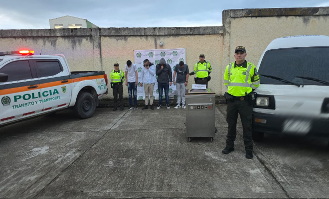 4 capturas por hurto