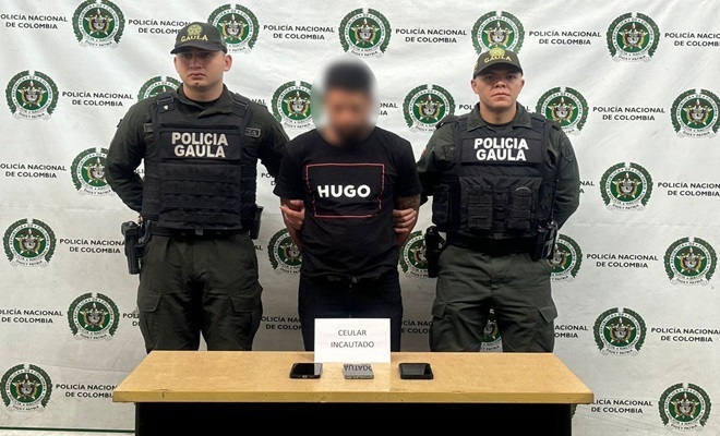 Capturado por extorsión en la bayadera 