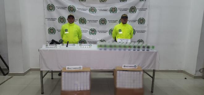 Incautación de 400 frascos de ketamina