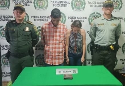 Capturados en flagrancia por el delito de hurto en Armenia