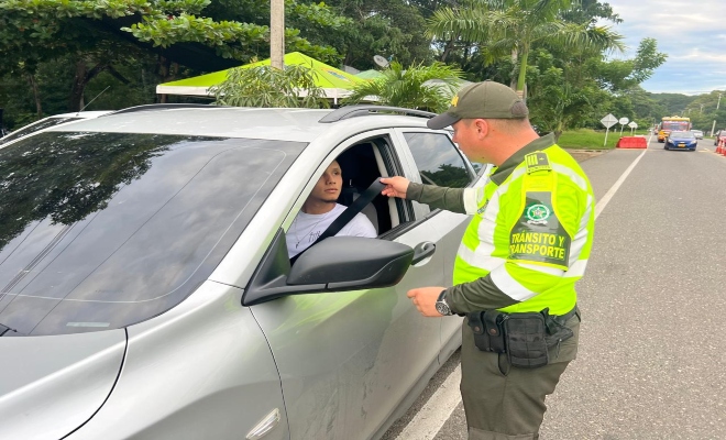 60 uniformados de la policía de tránsito estarán desplegados en 8 áreas de prevención vial