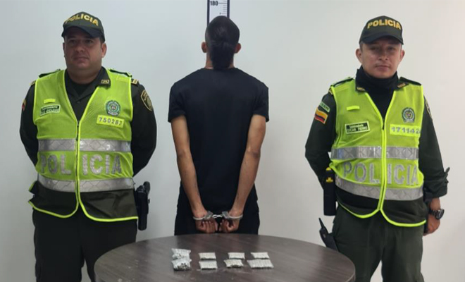 Capturado un hombre con más de 80 dosis de marihuana en el barrio Santa Fe de Villavicencio
