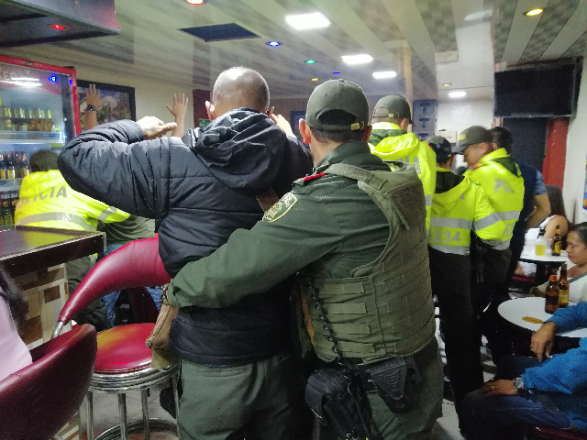 8 capturas registra la Policía Metropolitana de Manizales