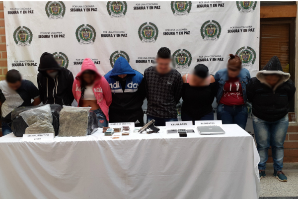 Nuevo golpe al tráfico de estupefacientes en el sur del Valle de Aburrá 