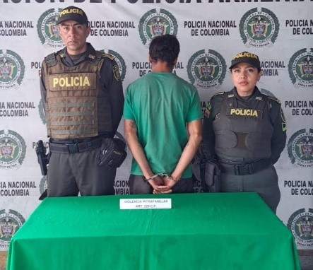 Capturado por violencia intrafamiliar