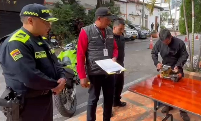 Acompañamiento de la personería en la destrucción