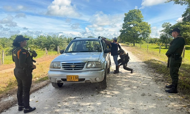 Actividad de registro a personas zona rural