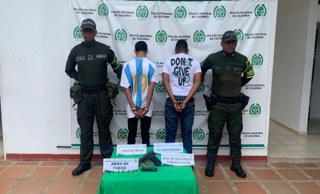 Capturados dos presuntos atracadores de buses intermunicipales en vía Sincelejo - Calamar