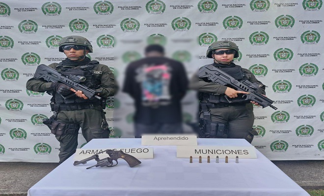 Aprehendido menor con arma de fuego en Quibdó