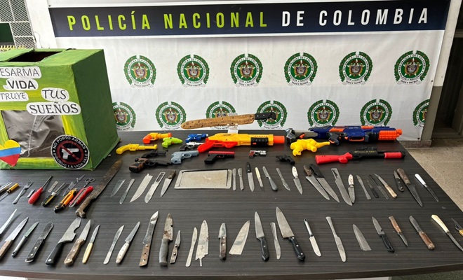 Armas entregadas