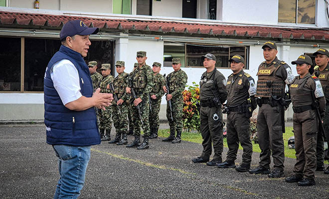 Intervención en el sector de Santa Inés