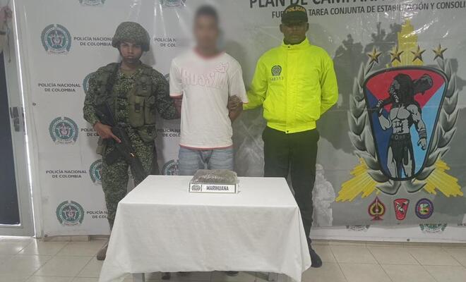 Incautan marihuana en Tumaco