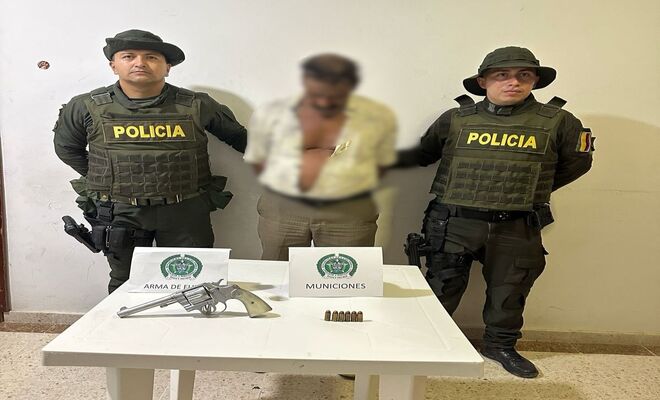 Captura porte ilegal de armas 