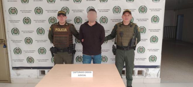 Capturado ciudadano colombiano con notificación 