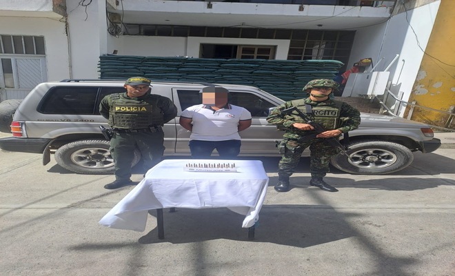 Capturado ciudadano con munición 