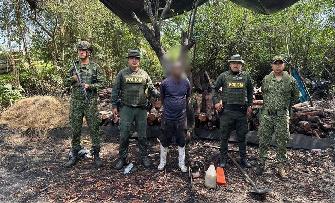 Capturado por aprovechamiento de los recursos naturales