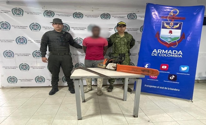 Capturado por daños ambientales en tumaco