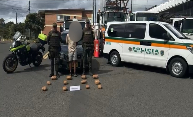 Incautados más de 17 kilogramos de base de coca